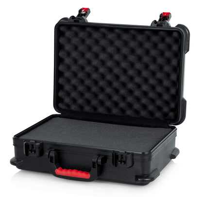 Gator Cases Molded Flight Case for Utility Equipment up to 11"x16"x5" with Diced Foam Interior and TSA Approved Locking Latch; (GTSA-UTLDF111605)