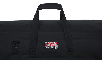 Gator Cases Padded Nylon Dual Carry Tote Bag for Transporting (2) LCD Screens, Monitors and TVs Between 27" - 32"; (G-LCD-TOTE-MDX2)