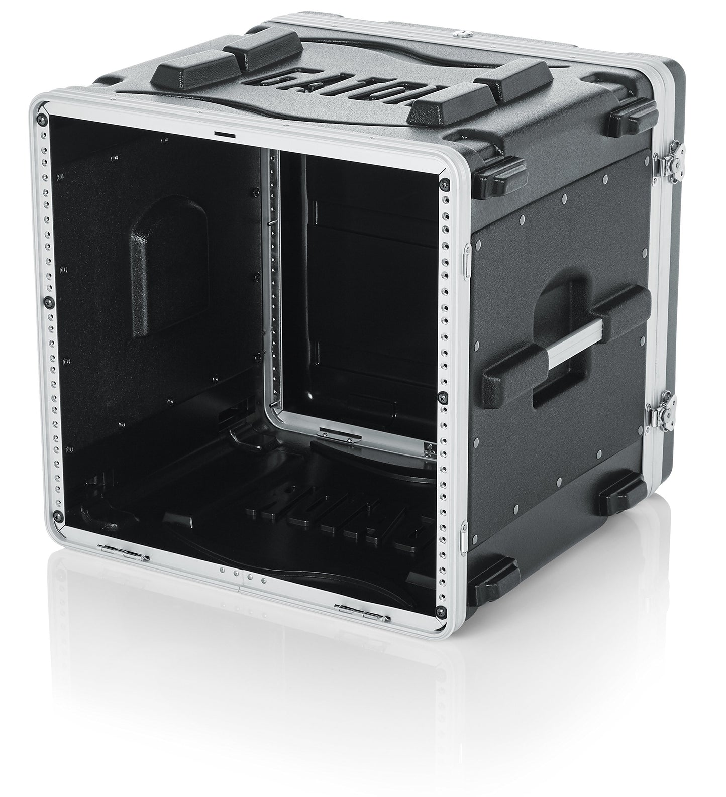 Gator Cases Lightweight Molded 10U Rack Case with Heavy Duty Latches; Standard 19.25" depth, 10U (GR-10L)