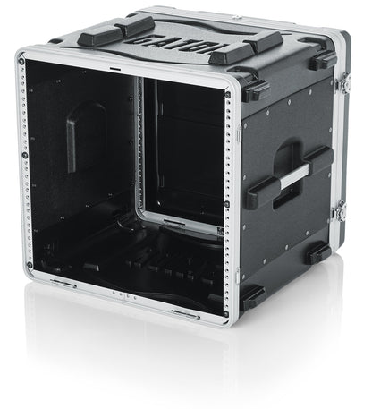 Gator Cases Lightweight Molded 10U Rack Case with Heavy Duty Latches; Standard 19.25" depth, 10U (GR-10L)