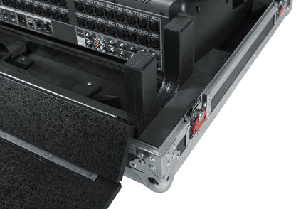 Gator Cases G-TOUR ATA Style Road Case - Custom Fit for Behringer X32 with Dog House and Heavy Duty 4" Casters; (G-TOUR X32)