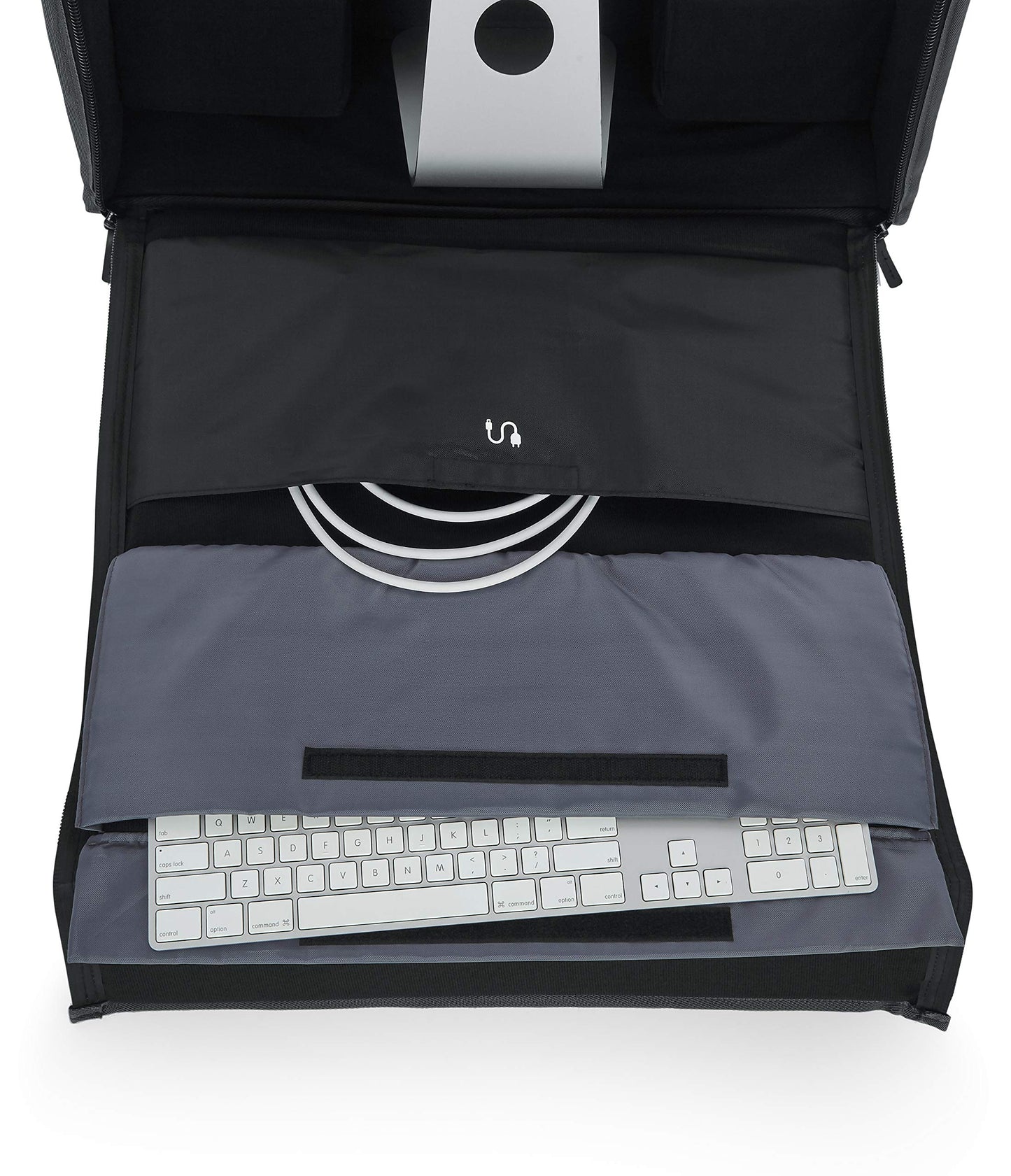 Gator Cases Creative Pro Series Nylon Carry Tote Bag for Apple 21.5" iMac Desktop Computer with Pull Handle and Wheels (G-CPR-IM21W)