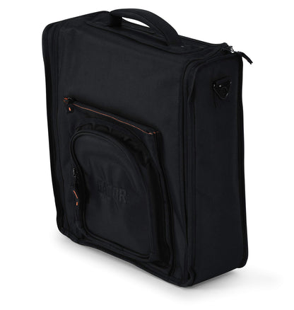 Gator Cases Club Series DJ Carry Bag with Bright Orange Interior; Designed to fit Rane Twelve Turntables (GCLUBRN12)