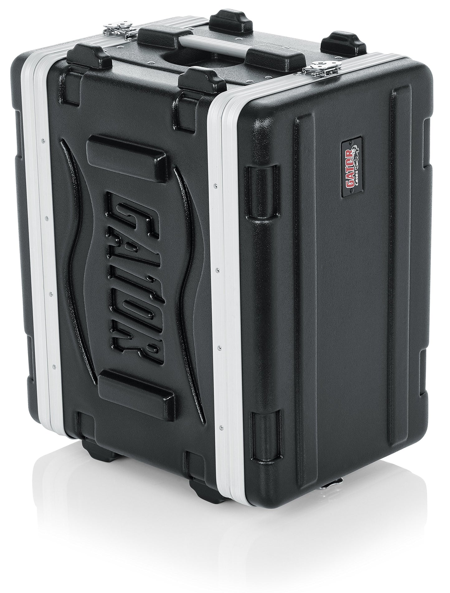 Gator Cases Lightweight Molded 6U Rack Case with Heavy Duty Latches; Shallow 14.25" depth, 6U (GR-6S)