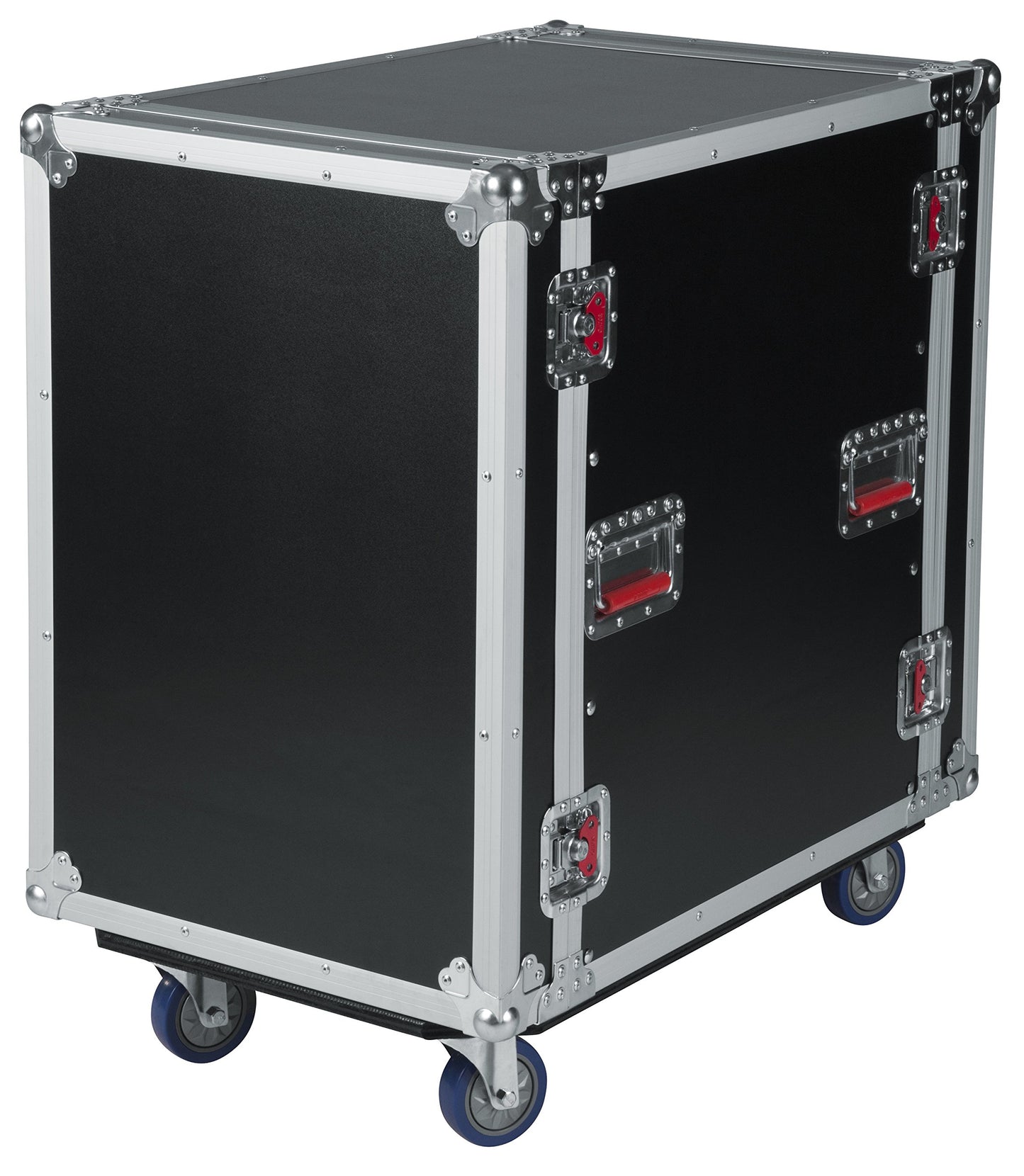 Gator Cases G-TOUR Deep Audio Road Rack with Heavy-Duty Casters and Tour Grade Hardware; 24" Rackable Depth, 16U (G-TOUR 16U CAST)