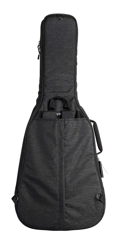 Gator Cases Transit Series Acoustic Guitar Gig Bag; Charcoal Black Exterior (GT-ACOUSTIC-BLK)
