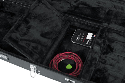 Gator Cases Hard-Shell Wood Case for Thunderbird Bass Guitars (GWE-TBIRD-BASS)