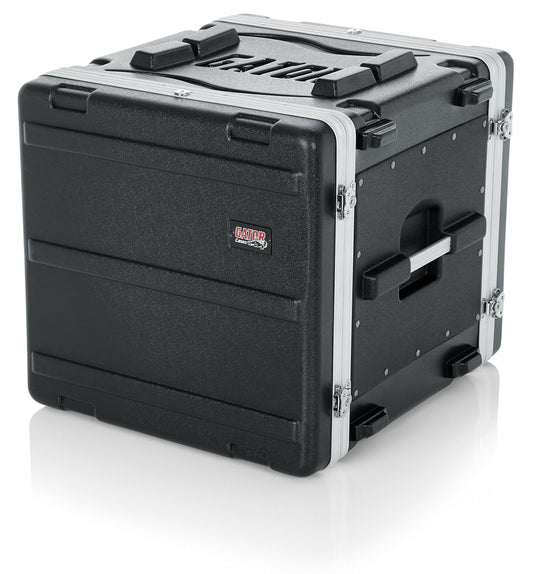 Gator Cases Lightweight Molded 10U Rack Case with Heavy Duty Latches; Standard 19.25" depth, 10U (GR-10L)