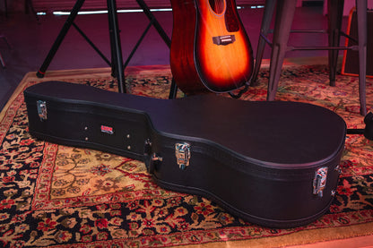 Gator Cases Hard-Shell Wood Case for 3/4 Size Acoustic Guitars; (GWE-ACOU-3/4)