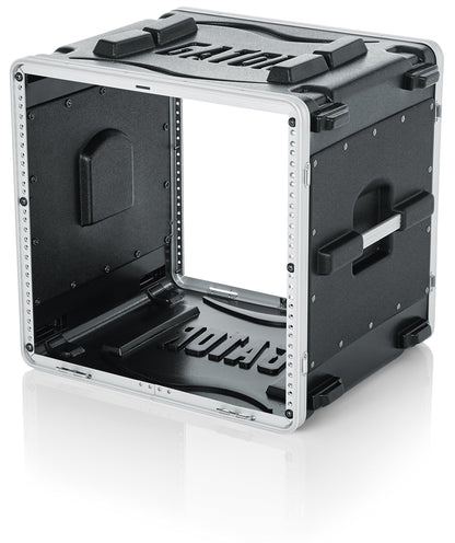 Gator Cases Lightweight Molded 10U Rack Case with Heavy Duty Latches; Standard 19.25" depth, 10U (GR-10L)