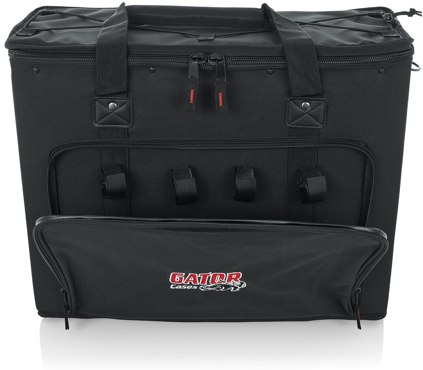 Gator Cases Portable 2U Rack Bag with 14" Rackable Depth; (GRB-2U)