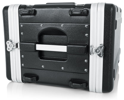 Gator Cases Lightweight Molded 6U Rack Case with Heavy Duty Latches; Shallow 14.25" depth, 6U (GR-6S)