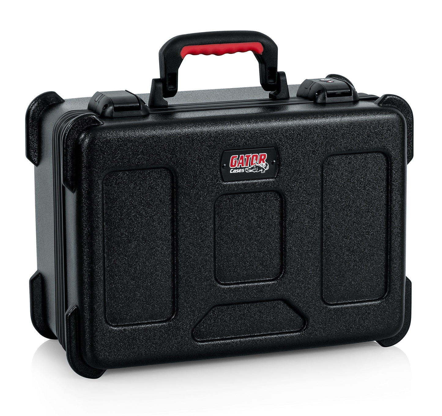 Gator Cases Molded Flight Case to Hold Up to (30) Wired Microphones with TSA Approved Locking Latch; (GTSA-MIC30)