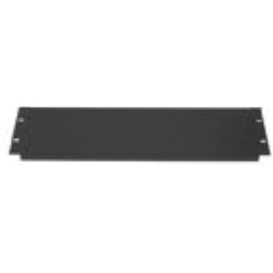 Lowell SEP-1 Rack Panel-Blank-1U, 18-gauge Flanged Steel, Black