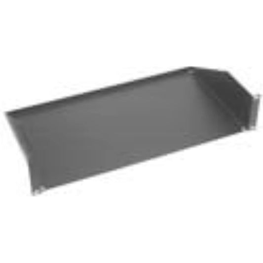 Lowell US-314 Rack Utility Shelf-3U, 14in D, Black