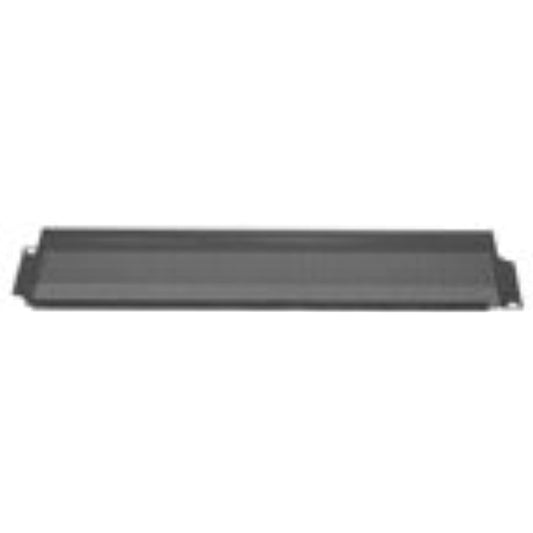 Lowell SSC-1V Rack Panel-Security Cover-1U, 18ga Flanged Steel/Vented, Black