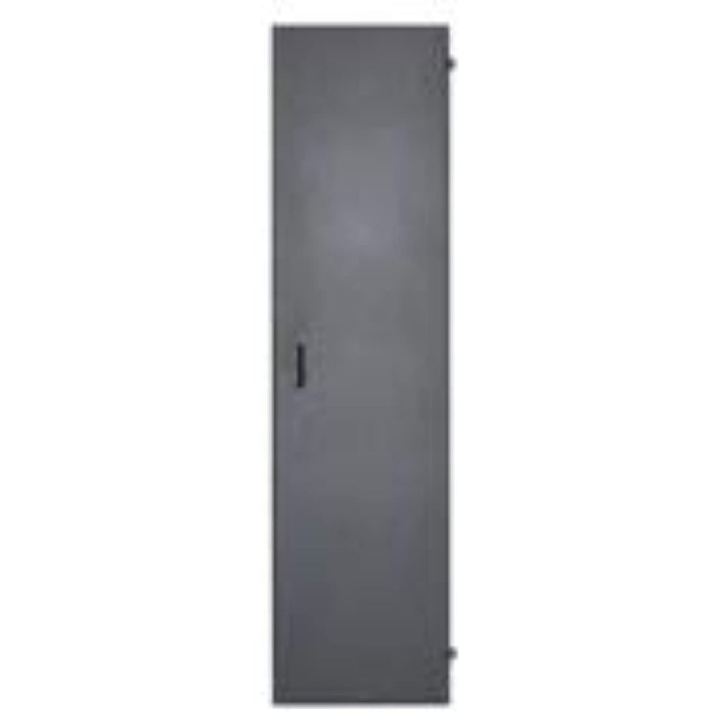 Lowell Door-Solid Front-24U Locking Black (LFD-24)