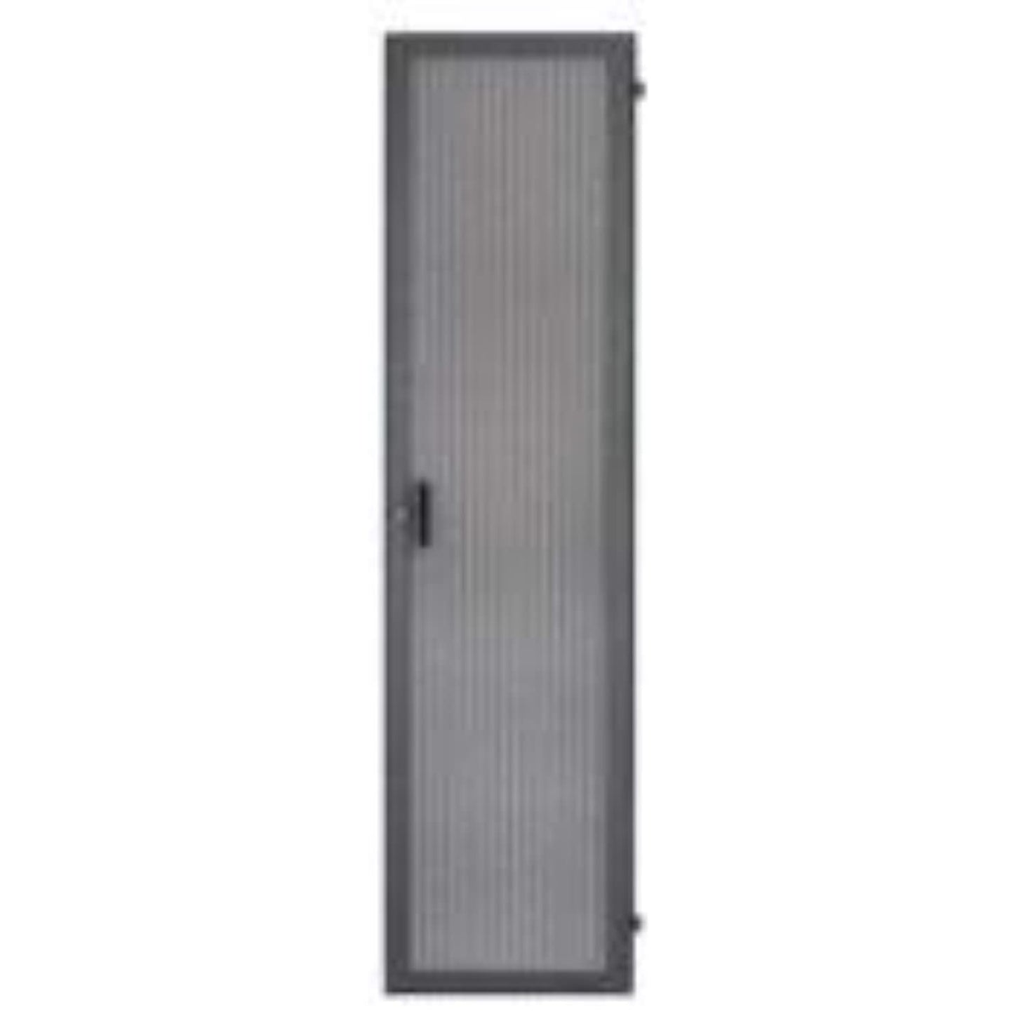 Lowell Door-Fully Vented Front-24U Locking Black (LFD-24FV)