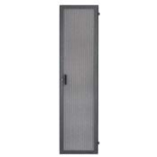 Lowell Door-Fully Vented Front-21U Locking Black (LFD-21FV)