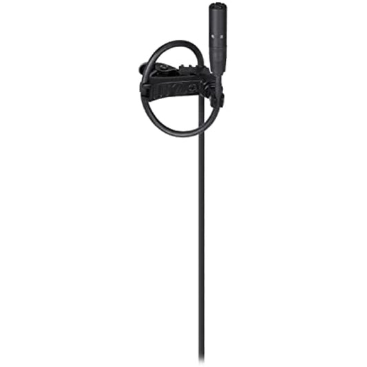 Audio-Technica BP898cW Cardioid Condenser Lavalier Microphone, 4-Pin HRS
