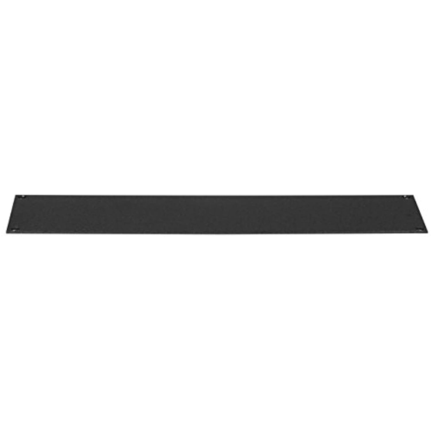 Lowell AFP-4 Rack Panel-Blank-4U, 1/8in Flat Aluminum, Textured Black