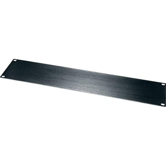 HBLSeries 11-Gauge Black Aluminum Blank Panel Panel Height: 7" H (4U Space)