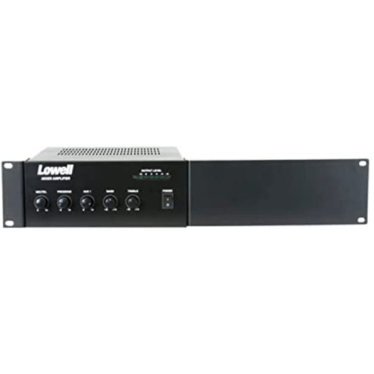 Lowell MA30-RK Mixer with 30W Amplifier, Rackmount