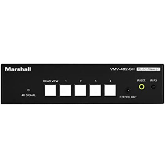 Marshall Electronics VMV-402-SH 4x 3G/HD/SD-SDI Channel Multiviewer with SDI/HDMI Output