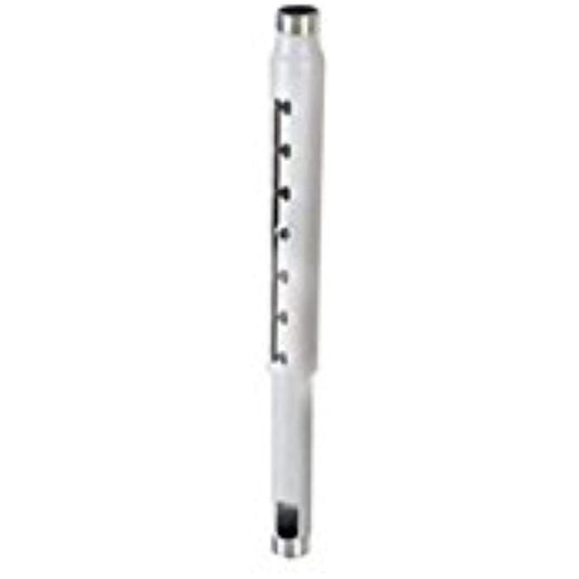 Adjustable Extension Column Color: White, Size: 72" H x 2.3" W x 2.3" D