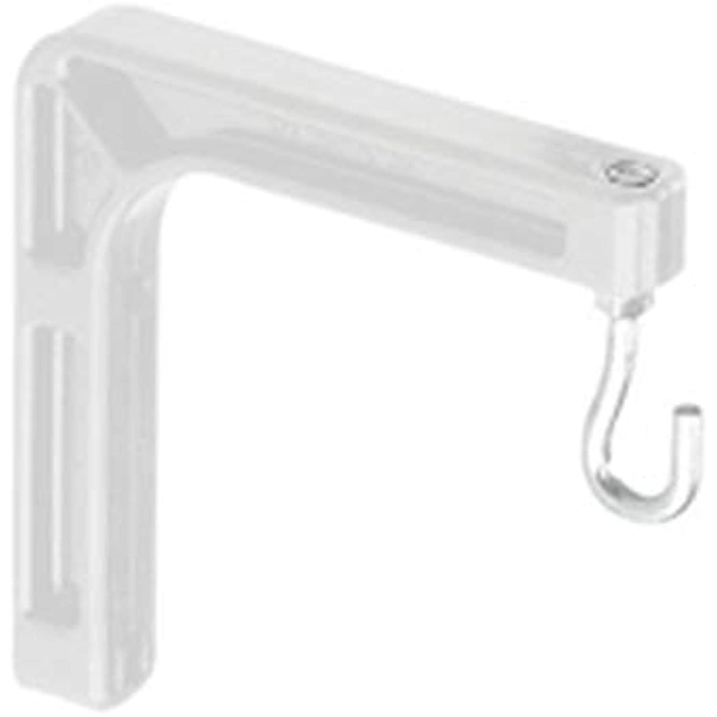 Manual Screen Wall Brackets - ON SALE - LOWEST PRICE ONLINE Size: No. 6 - 6" fixed length, Color White