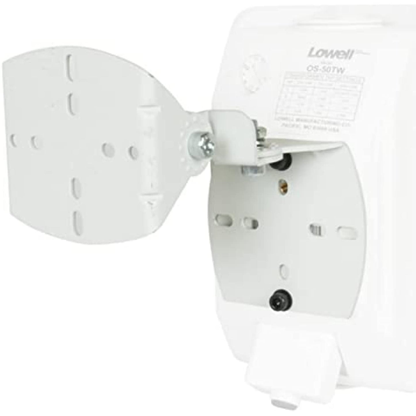 Lowell OS-BRKT-W Omni-Directional Bracket for OS-100/OS-50 Series, White