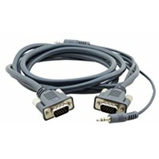 Kramer Electronics C-MGMA/mgma-6 1.8 m VGA (D-Sub) + 3.5 mm Black Cable VGA VGA (D-Sub) + 3.5 mm – VGA Cable – 1.8 m; VGA (D-Sub) + 3.5 mm; VGA (D-Sub) + 3.5 mm Male/Male, Black