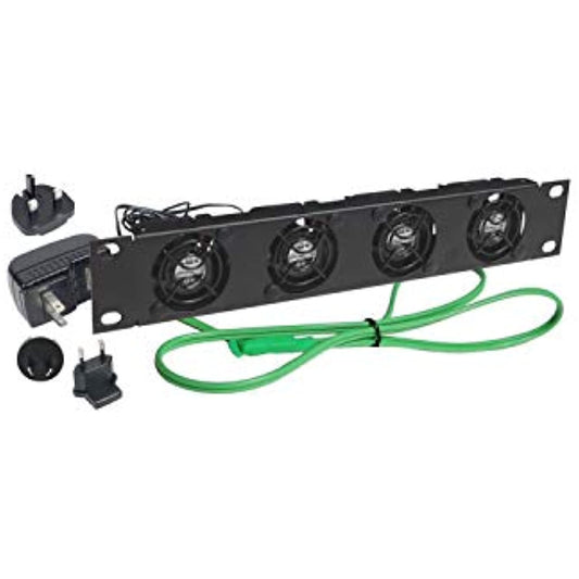 Lowell FDC4-1HRT Fan Panels for Half Rack with Thermo-Probe