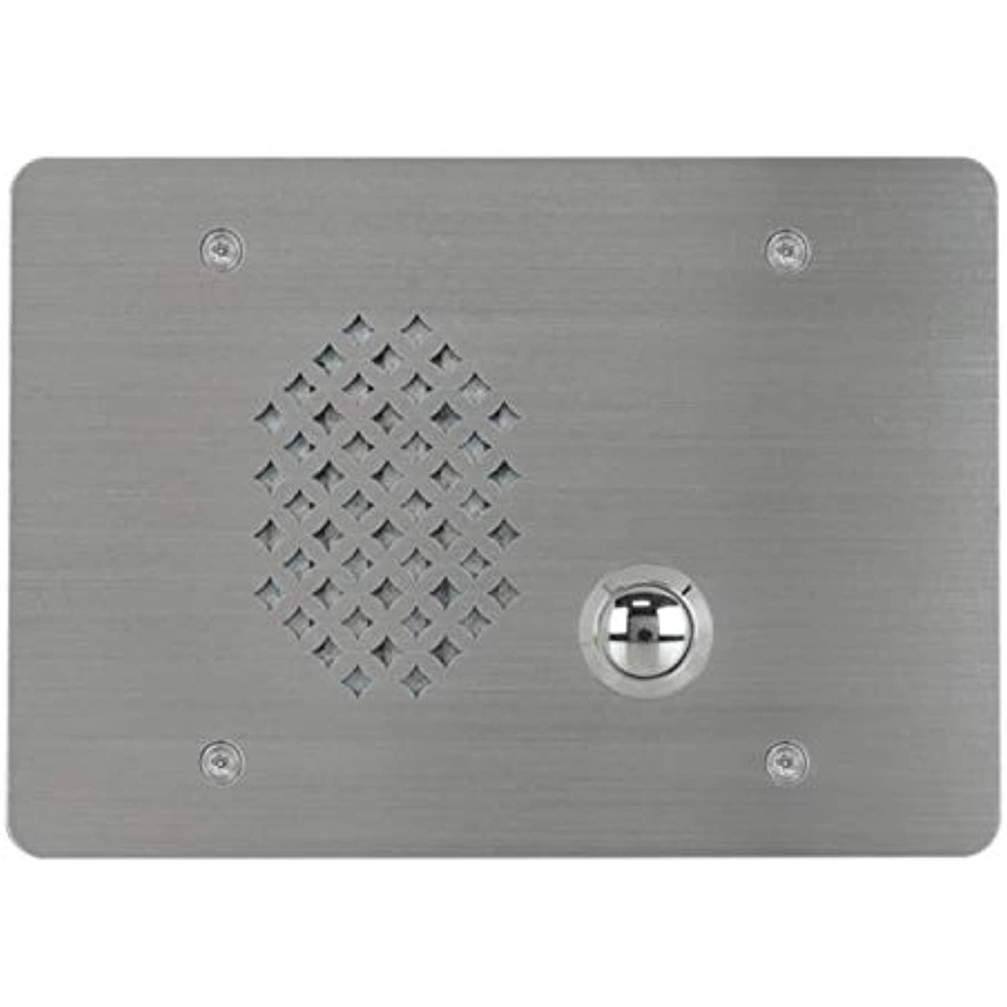 Lowell VRIC-3G-4525 Vandal-Resistant Intercom Station with Call Switch, 3-Gang, SS, 45 Ohm, 25V Transformer