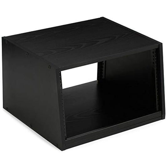 Middle Atlantic 2-6M 10-1-2(6 Space) Rack, Black Wood Grain Laminate