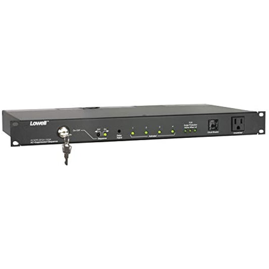 Lowell ACSPR-SEQ4-1509K Rackmount Sequencer with 15A Power Outlets