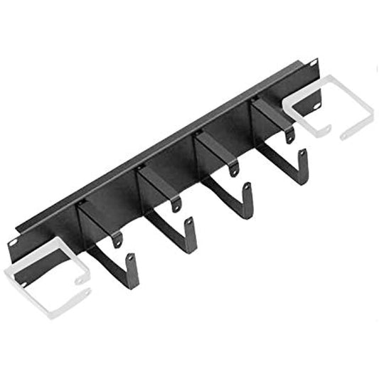 Lowell CMD-2H 2U Cable Management Panel with Horizontal D-Rings