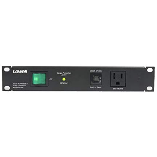 Lowell ACHR-1505-S 120 VAC Half Rack Power Panel