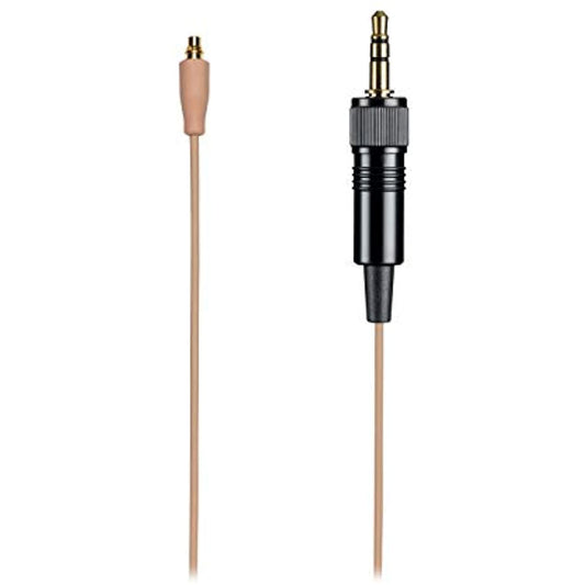 Audio-Technica BPCB-cLM3-TH Compatible with Sennheiser, Headworn Wireless Microphone Cable, Locking 3.5mm Connector, Beige