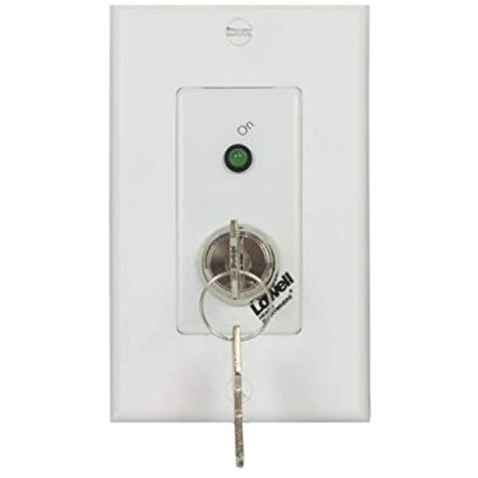 Lowell RPSW-KP Maintained SPST Low-Voltage Key Switch