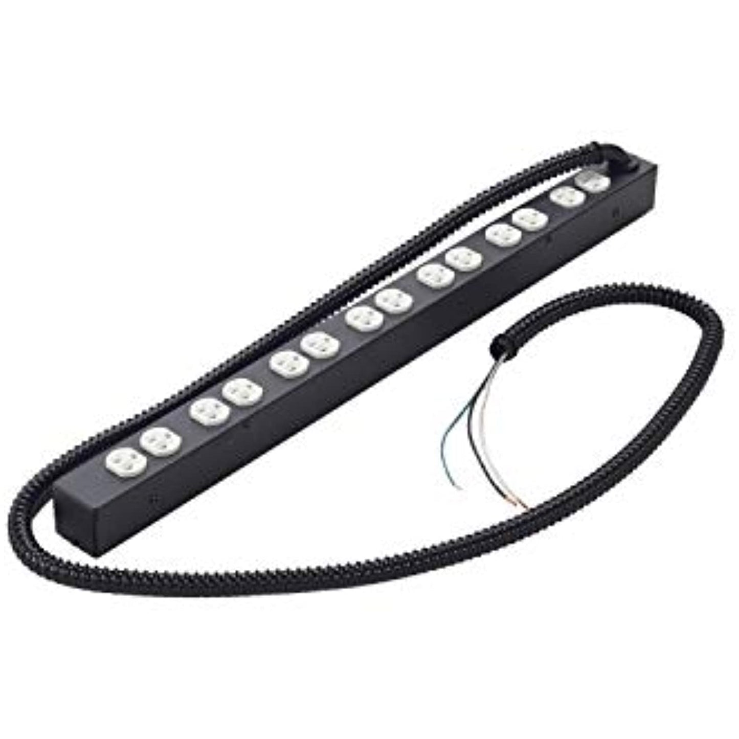 Lowell ACS-2014-HW Power Strip, 20A, 7 Duplex Outlets, Hardwired