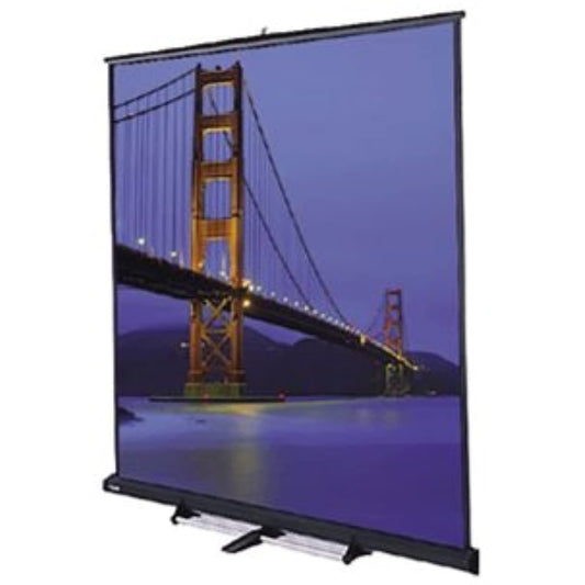 Da-Lite Meeting Room Classroom Floor Model C Projection Screen 150D 87" x 116" Matte White