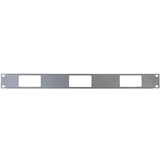 Middle Atlantic DECP-1X3 Decora 1U Panel for (3) Decora Device
