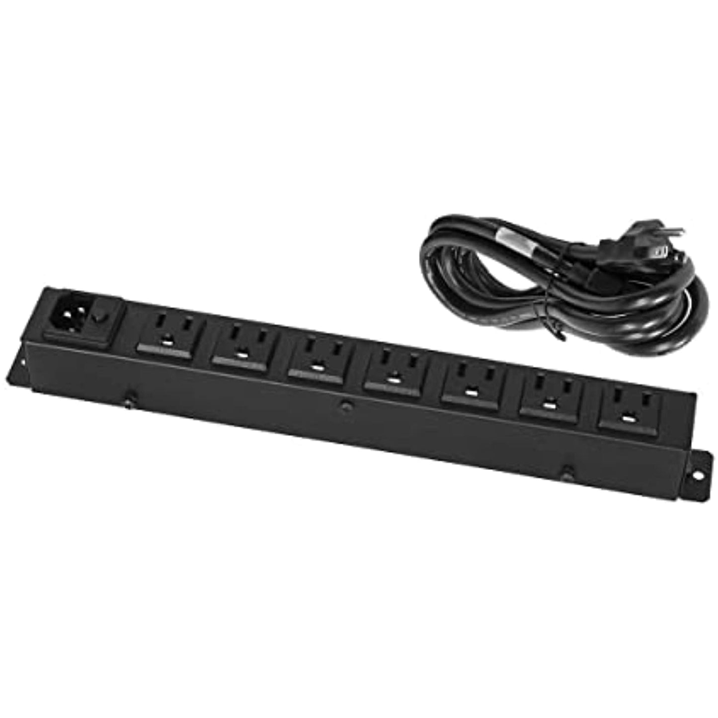 Lowell ACS-1507 Compact AC Power Strip with 7 NEMA Outlets for Rack Shelf