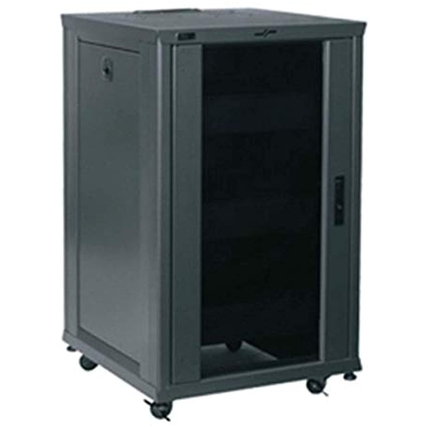 Middle Atlantic RCS-1824 RCS Series 24" D X 38 5/8" H Rack System, Static Load Capacity 500 Lbs, Includes DC Fans, UL1678 Standards Tested, Metallic Grey Finish