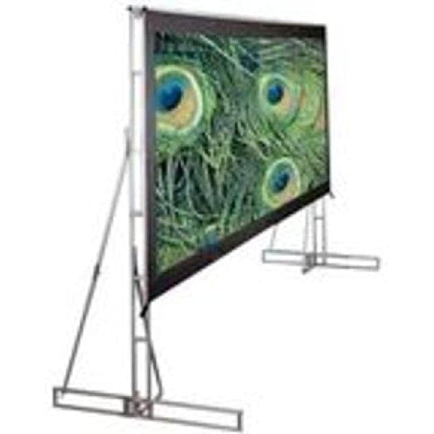 Truss Style Cinefold Flexible Matte White Portable Projection Screen Viewing Area: 27' H x 6" W