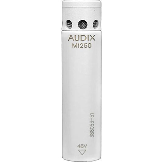 Audix M1250B Miniaturized Condenser Microphone Cardioid White