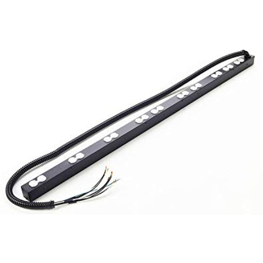 Lowell ACS-2020-6C-HW Power Strip, 20A, 6 Circuits, 10 Duplex Outlets, Hardwired