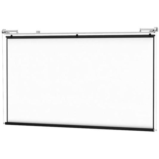 Motorized Scenic Roller Matte White 30" H x 30" W Manual Projection Screen Size: Square 15' x 20'