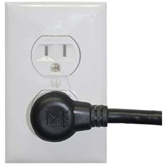 Lowell IEC-24-90RX10 IEC Power Cord, 24-Inch, 90-Degree Right Plug, 10-Pack